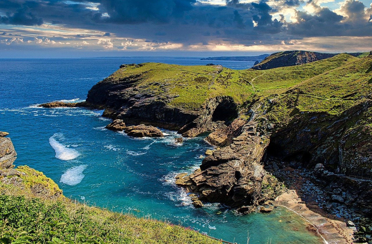 cornwall coast, sea, coast, cliffs, seaside, ocean, water, horizon, scenery, scenic, nature, coast cornwall, tintagel, england, tintagel, tintagel, tintagel, tintagel, tintagel